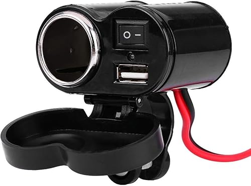 Miniatura 5 de USB, 12 45 V motocicleta USB socket teléfono fuente de alimentación USB puerto encendedor de cigarrillos enchufe para motocicleta moto scooter