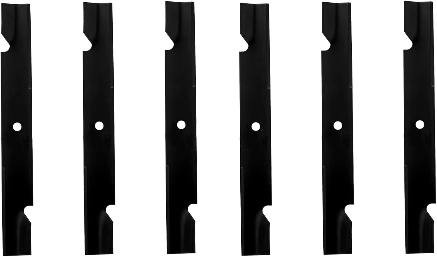 482878 High Lift Mower Blades Set Replaces Ferris 21227S 5021227 Scag 482462 48108 Encore 481707, Compatible with Scag Tiger Cub Wildcat Turf Tiger John Deere Walk-behinds Mower 36'' 52'' Deck (6PACK)