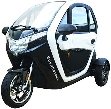 Amazon Co Jp アクセス 電動ミニカー 一人乗り 3輪 Cavallo Trike カヴァロトライク 鉛電池 最高速度45km H 航続70km 通勤 外回り営業に便利 ミニカー登録 ヘルメット不要 ホワイト おもちゃ
