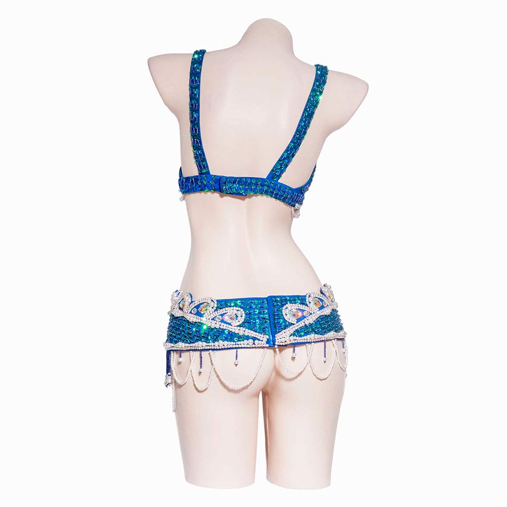 ROYAL SMEELA Cinturón Sujetador Danza del Vientre Mujer Carnaval Gitano Traje de Baile Brillar Lentejuelas Trajes Danza del Vientre Sexy Ropa Danza Vientre Vestido Bailarina del Vientre Traje carnaval