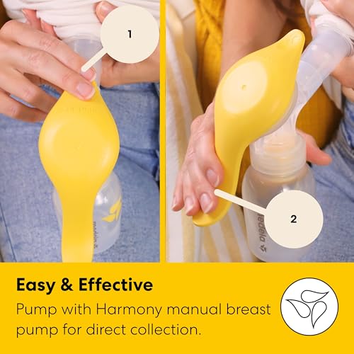 Image of Medela Harmony Manual Breast Pump with Colostrum Collection and Feeding Kit, 4-in-1 Solution, Collect, Store, Feed, and Pump, Includes Colostrum Collectors and Feeding Syringes