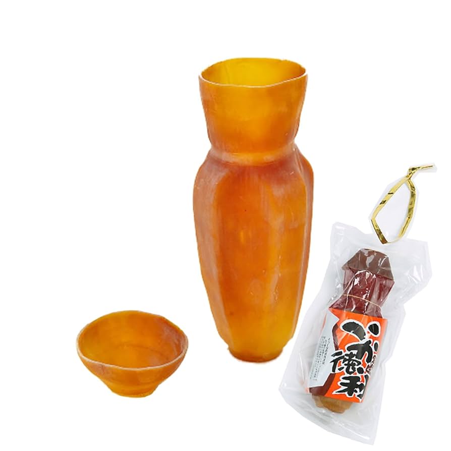 Amazon.co.jp: いか徳利 1本盃付 いか イカ とっくり 徳利 函館