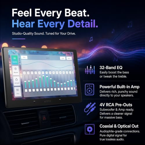 ATOTO S8 Gen4 S84G209P 9-Inch QLED Android Double DIN Car Stereo With 4G LTE and Wireless CarPlay - Image 5