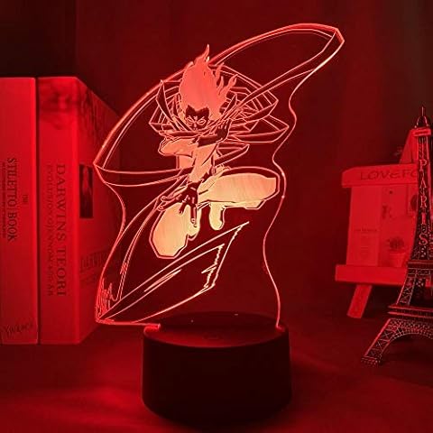 3D Night Light Anime Lamp My Hero Academy Shota Aizawa for Bedroom Decor Birthday Gift Manga Gadget My Hero Academia Aizawa Light 3D HYKK Cover