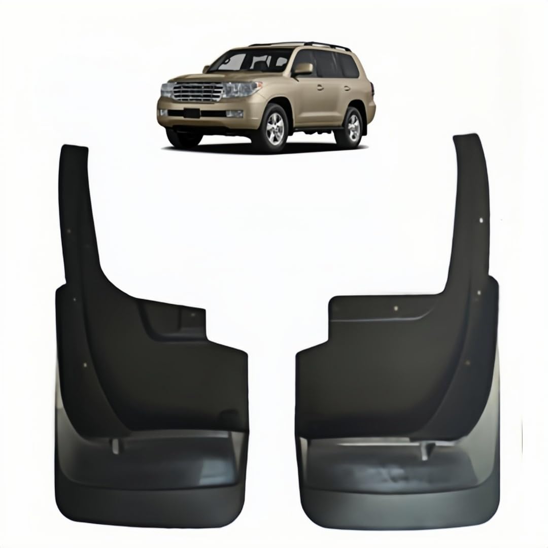 UDRFKDS Mud Flaps Splash Guards For Land Cruiser FJ200 （60th anniversary） 2008-2015 Accessories Mudflap Fender Flares Front and Rear Mud Guard Set 4PCS