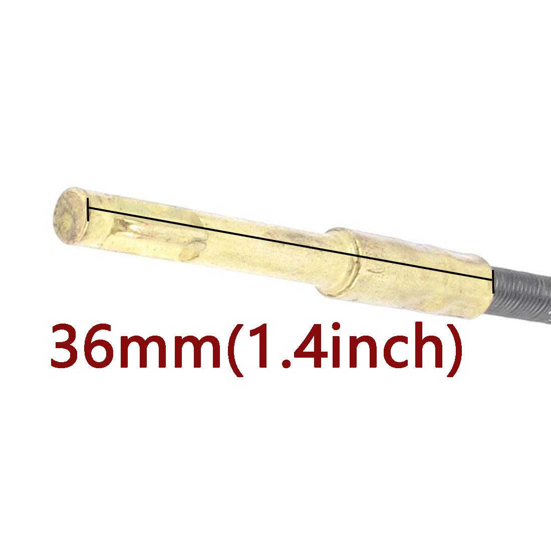 COMOK Lot de 2 câbles d'arbre flexibles en métal de 96,5 cm, pour meuleuse d'établi, perceuse et presse