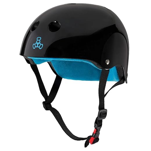 Triple Eight The Certified Sweatsaver Helmet for Skateboarding, BMX, Roller Derby, and Roller Skating