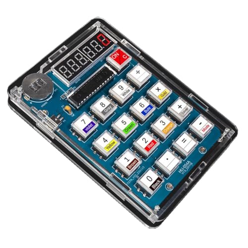 Calcolatrice Kit Fai da Te di Alta Qualità Kit Fai da Te 51 Microcontrollore Digitale Fatta In Casa Circuito Stampato Kit Elettronico per Formazione Saldatura