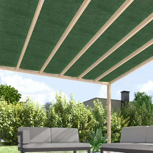 Suinga Malla de Sombreo Verde Oscuro 1,5x50 m | Ocultacion y Privacidad para su Terraza o Jardin | Malla Ocultacion 85% 90 g/m2