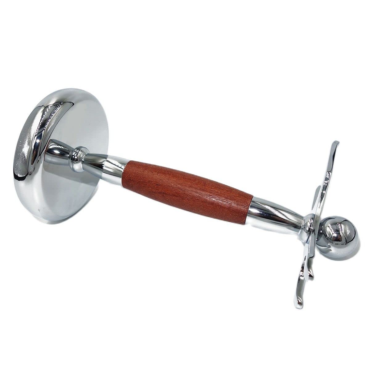 Porta rasoio Pratico supporto for pennello da uomo for rasoio, kit porta pennello da barba in acciaio inossidabile in palissandro moda, set da barbiere professionale for strumenti da barbiere