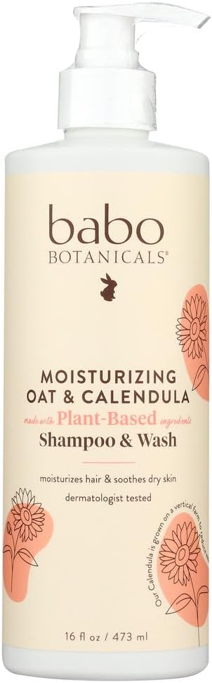 Babo Botanicals Moisturizing Baby Shampoo & Wash