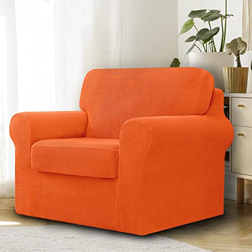 Housse de canapé extensible 3 pièces ajustement parfait pour fauteuil - 3