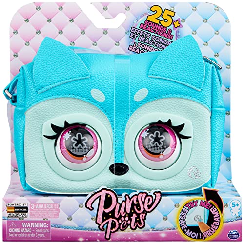 Purse Pets Renard - Compagnon INTERACTIF Format Sac A Main - Animal Interactif Qui Cligne des Yeux avec Effets Sonores et Différents Modes De Jeu - 6062978 - Jouet Enfant 5 Ans et + Cover