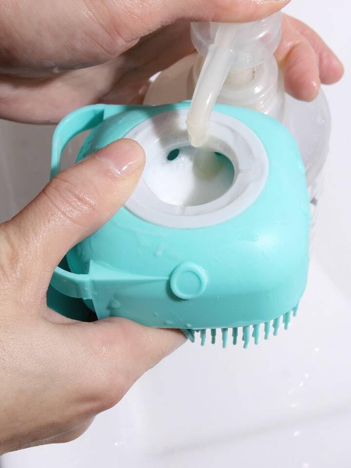 Shampoo brush pet, Mint Green - Image 2