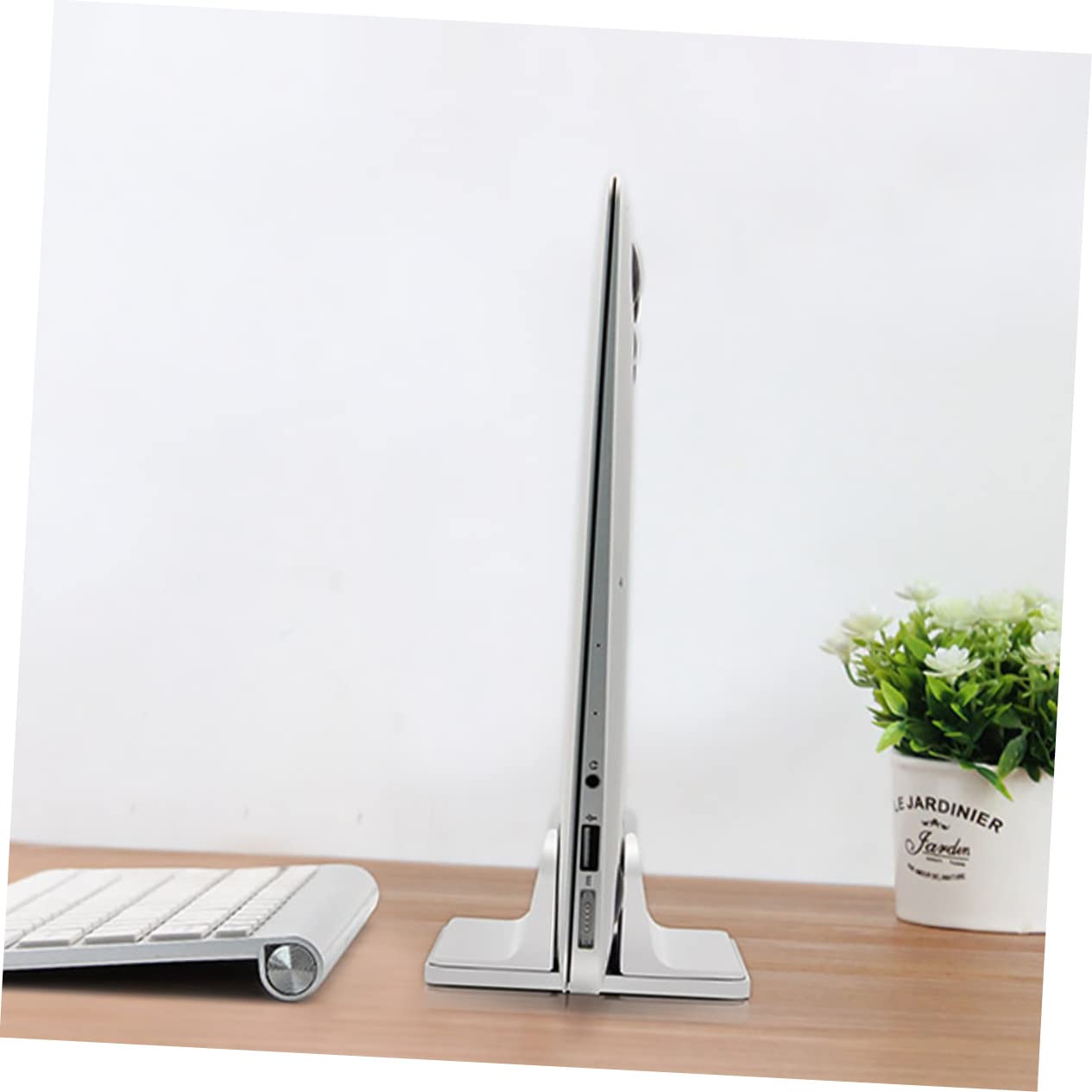NUOBESTY Soporte Vertical De Aluminio para Portátil Base Estable para Ordenador para Oficina y Estudio Práctico y Duradero