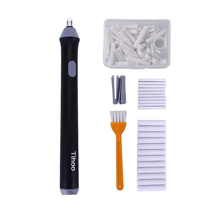 Buy Meikeer Electric Eraser Kit with 92 Eraser Refills + 1 Eraser Brush