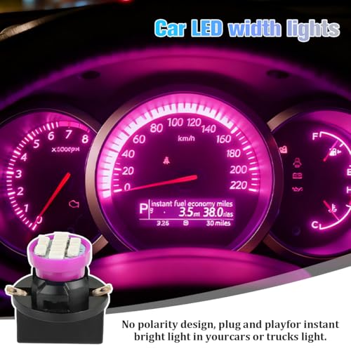 Bulbos LED para Panel de Auto T10 10 piezas 12V miniatura 6