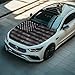Qiyupavto Car Hood Cover American Flag Design Car Hood Protector Waterproof Universal Automotive Exterior Accessories Patriotic Decorations for Compact Vehicles Sedans Trucks SUVs Pickup (59×39 Inch)