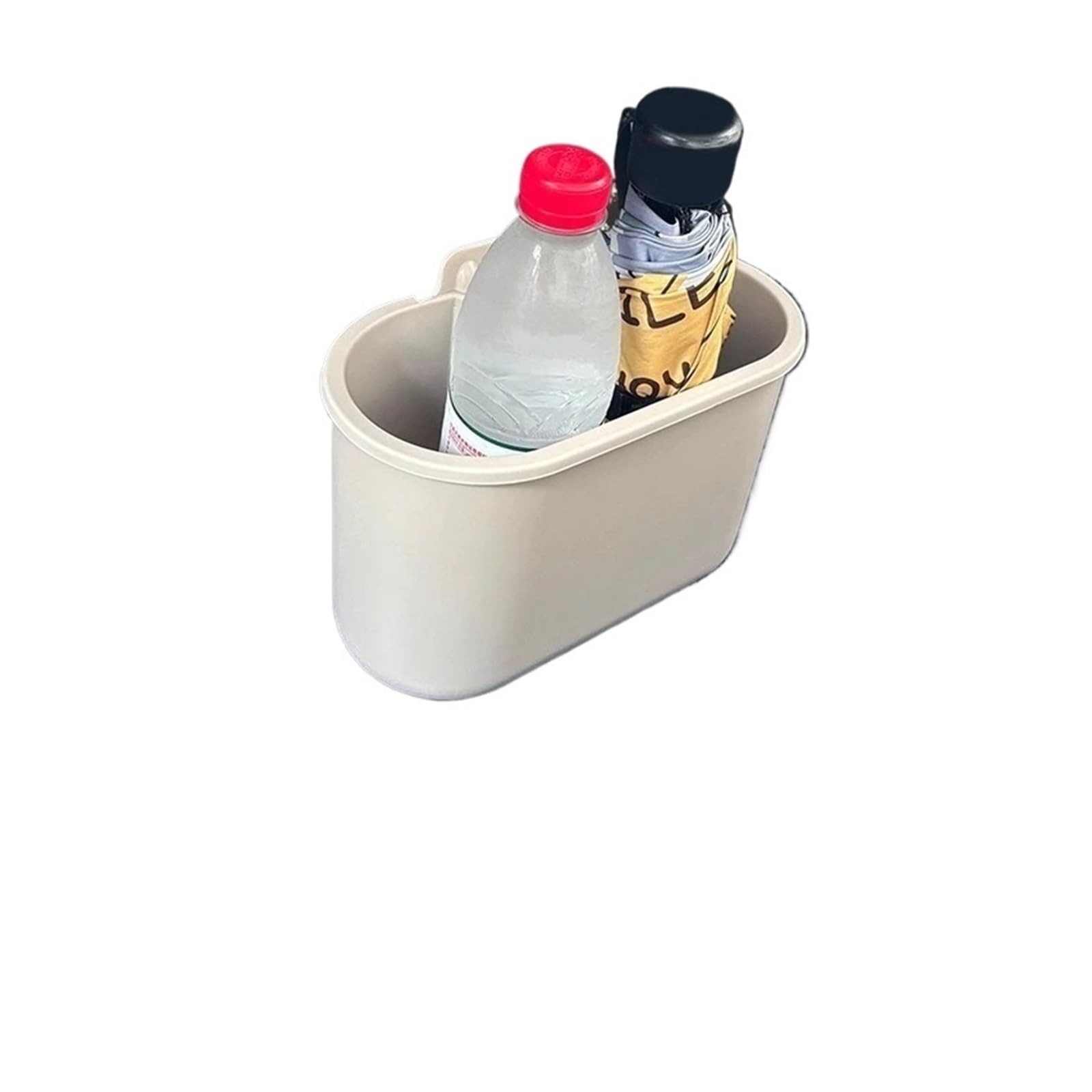 TNTGEBFVBG Car Bin Car Magnetic Hanging Storage Box Color Silicone Cars Rubbish Bins(Beige)