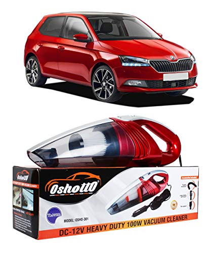 Oshotto 100W Heavy Duty Super Suction 12V Car Vacuum Cleaner Compatible with Skoda Fabia – Red Oshotto 100W Heavy Duty Super Suction 12V Car Vacuum Cleaner Compatible with Skoda Fabia – Red
