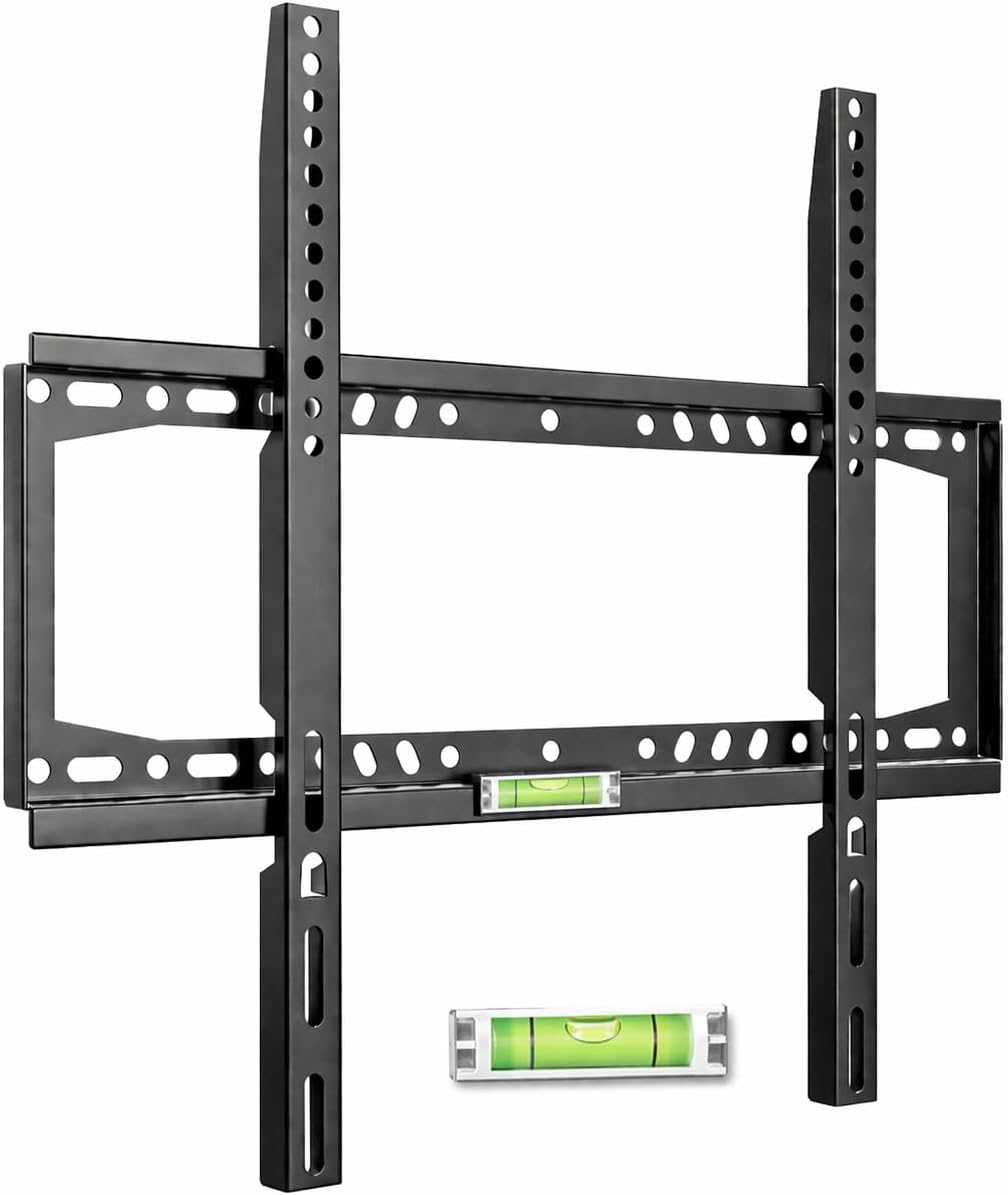 Fixed TV Wall Mount for Most 17-55 Inch Flat Screen LED, LCD TV Wall Mount TV Bracket up to VESA 400 * 400 MM 40KG (90lbs)