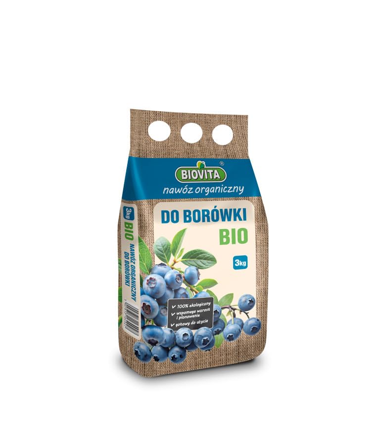 Bio Dnger fr Heidelbeeren  100% Organischer Granulatdnger 3 kg |  Natrlicher NPK-Dnger fr Blaubeeren, Hortensien & Rhododendren |  kologisch & Nachhaltig | : Amazon.de: Garten