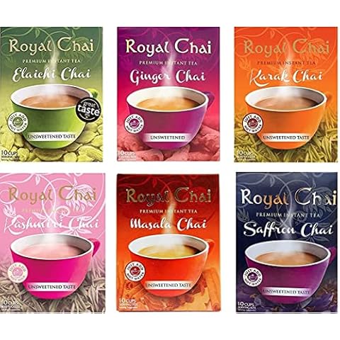Royal Chai 6 Variety Pack Instant Tea Cover