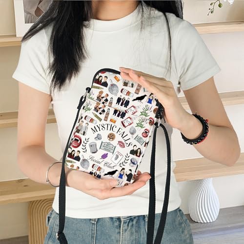 KEYCHIN Damon Brothers Crossbody Bag Damon And Elena Fans Gifts Mystic Falls Social Club Shoulder Bag Stefan Fans Gifts4