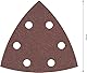 Bosch Accessories Professional 5 Stück Schleifpapier F460 Best for Wood and Paint (für Holz und Farbe, Körnung G80, 93 x 93 mm, Zubehör Deltaschleifer)