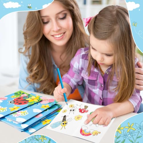 Image of Bulk Spring Coloring Books, 24Pcs Mini Hello Spring Drawing Booklet for Kid