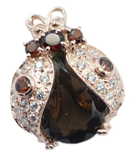 Pendentif multi cz en or rose RIYO le cadeau d'anniversaire idéal