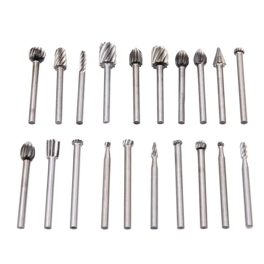 20Pcs Wood Carving Drill Bit Set
