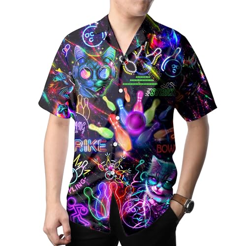 Hawaiian Shirt for Men Aloha Vintage Mens Hawaiian Shirts Short Sleeve Button Down Shirt Men