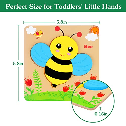 Dreampark DREAMPARK-394 Wooden Puzzles For Toddlers Ages 1-3 thumb #3