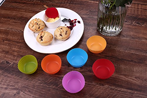 Stampi per muffin di silicone,Liflicon[Esperto di