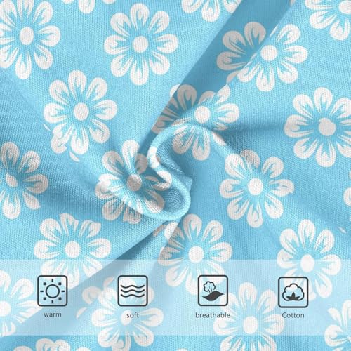 Flowers Floral Blue Toddler Girls's Underwear 2T 23029133