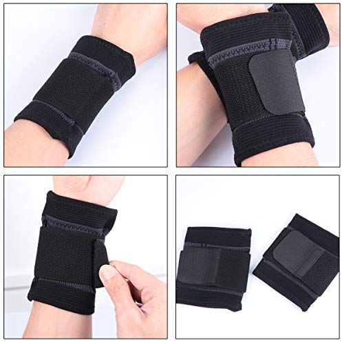 ARTIBETTER 2Pcs Pulseira de CompressÃ£o de Pulso para ExercÃ­cio Protetor de Pulso Pulseira de Supor
