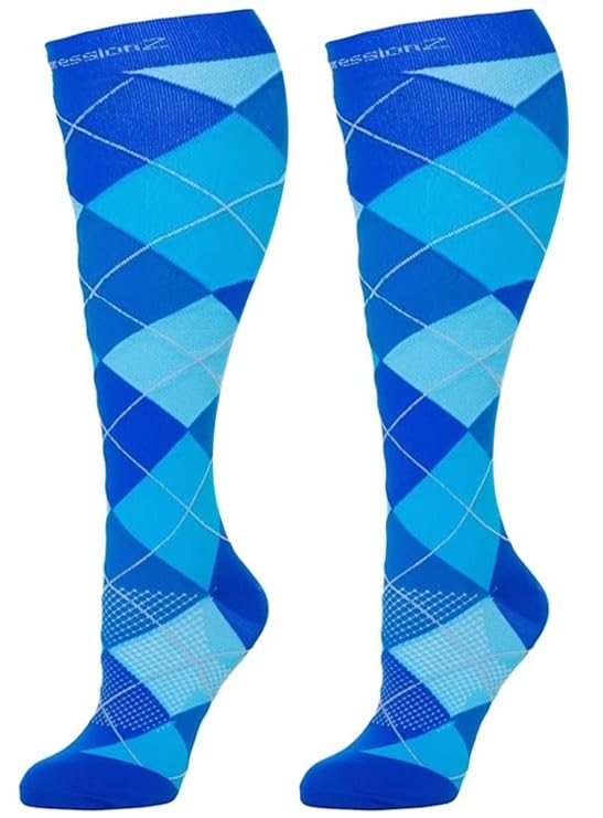 Image of CompressionZ 30-40 mmHg Compression Socks for Women & Men | Knee-High Support Stockings Travel, Nurses and Athletes