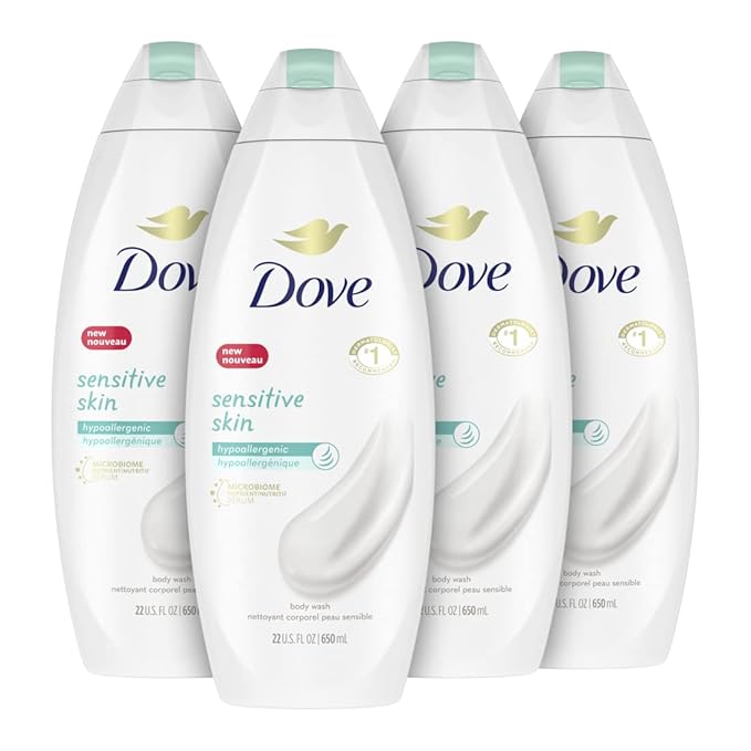 Dove Hypoallergenic Body Wash To Moisturize Sensitive Skin