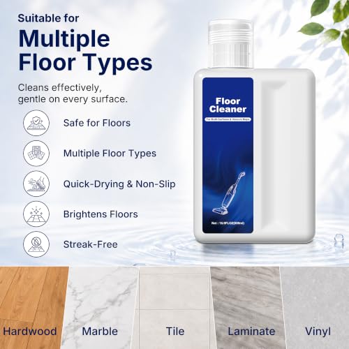 Image of Floor Cleaning Solution Compatible with Shark Vacmop Cleaner & Hydrovac