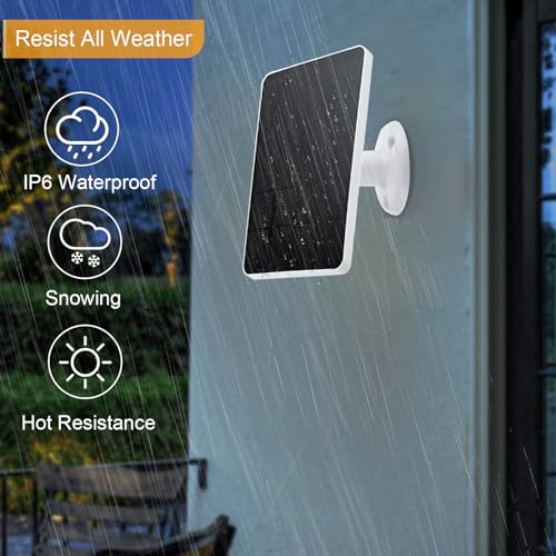 Panel solar de 10W resistente al agua con rotación 360 para cámara IP 3