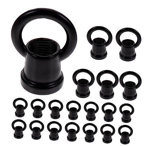 Happyyami 20pcs Ceiling Hooks Chandelier Replacement Parts Zinc Alloy Lantern Ring Hooks Easy to Install