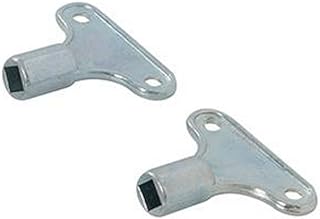 2 x fiXte Radiator Vent Bleed Bleeding Keys Plumbing Plumbers Tool Heating Zinc Alloy (FXT68544)