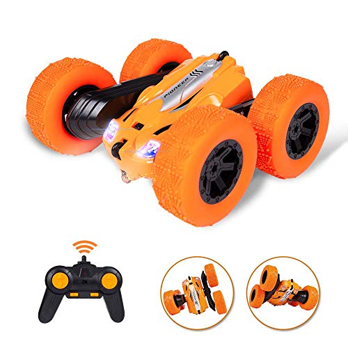 le-idea RC Coche, 1:28 Stunt Coche Teledirigido Coche de Control Remoto Doble...