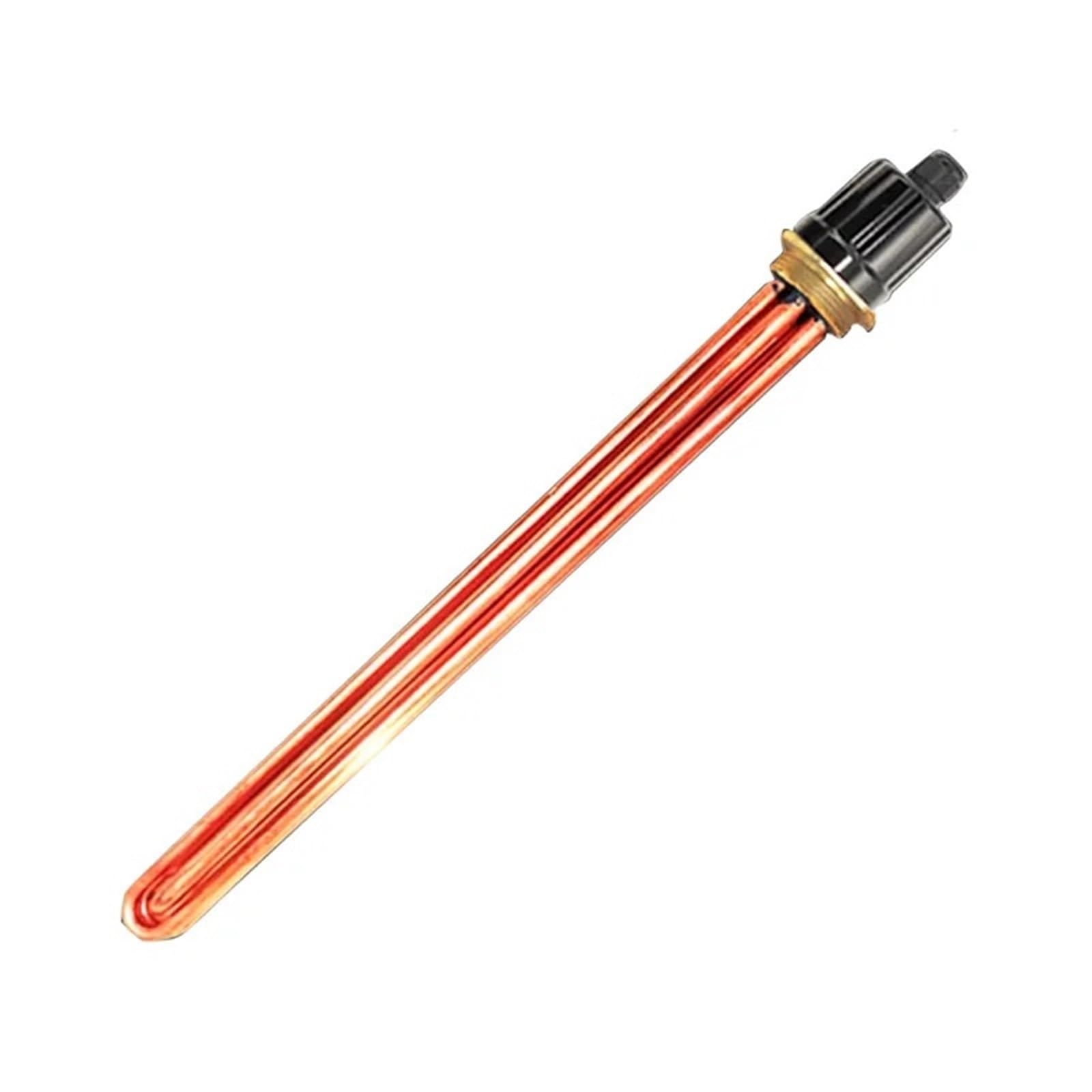 DN40 380V Elektrischer Tauchsieder Kupfer Heizelement for Wasser 6KW/9KW/12KW 1Stk(6KW 500mm)