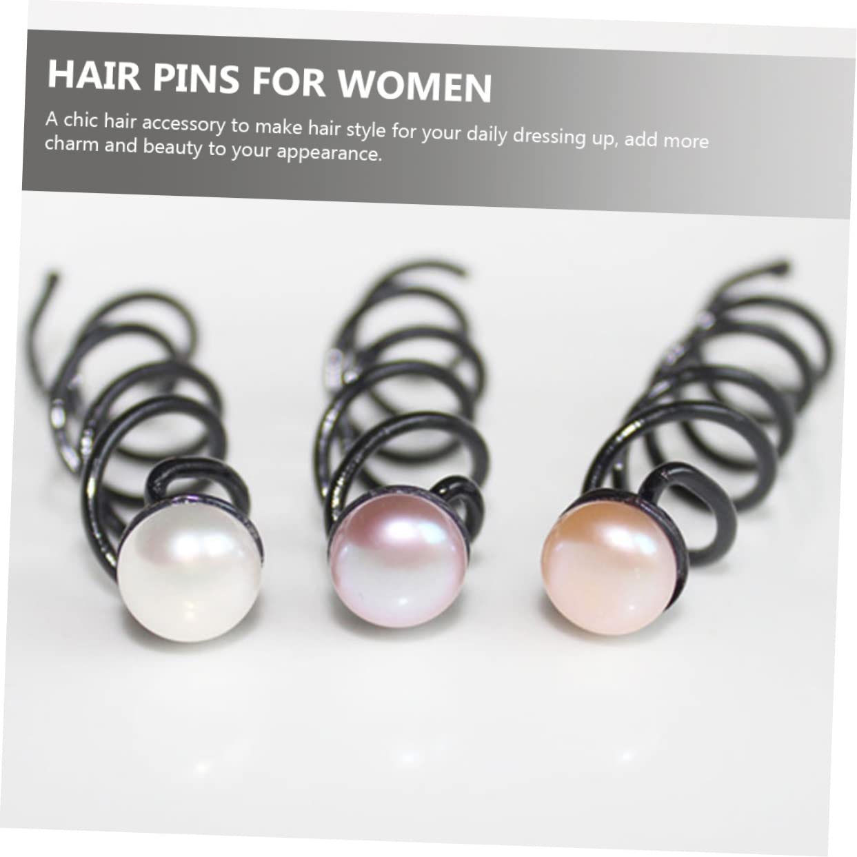MAGICLULU 5 Sets Haarstyling-spiral-bobby-dutt-clips Für Frauen Dutt-haarknoten-clip Spiral-dutt-haarnadel 20 Stück * 5