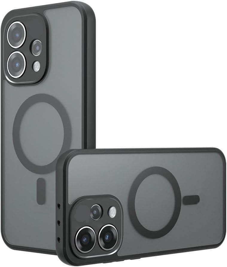 Image of Back Cover for Oppo Reno 15 5G /15C /15F Mobile Back Cases Covers, Matte PC Back + Soft Side Black TPU Bumper Case Shockproof Mobile Back Cover (Oppo Reno 15)