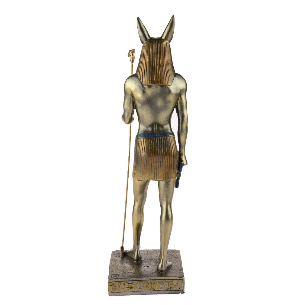 Egipska Statuetka Dekoracyjna Anubis