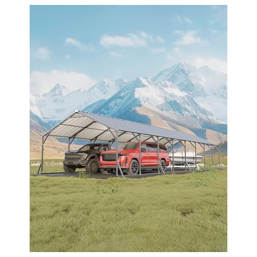 GarveeLife 20x40 Vertical Roof Metal Carport