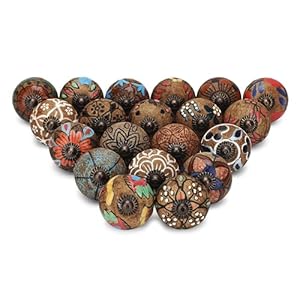 Craft Trade DKB-AST-007-P06 Keramikknöpfe 6er-Set